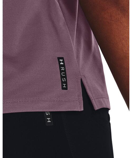 UNDER ARMOUR(アンダーアーマー)の「UAラッシュ ベント フィッティド ショートスリーブ シャツ(トレーニング/レディース)(Tシャツ/カットソー・レディース・パープル・M/S/L/XL)」の4枚目の写真