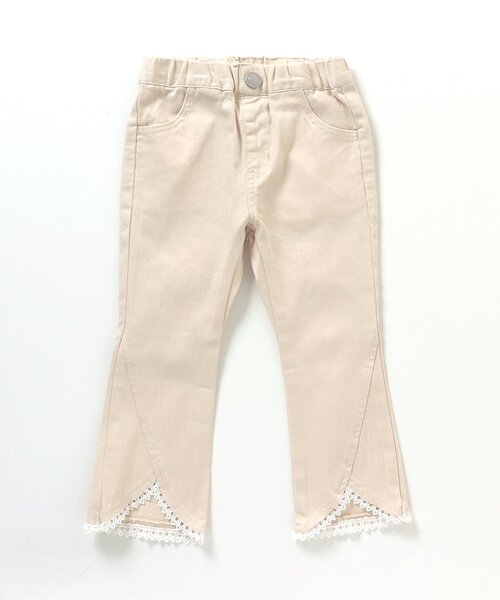 apres les cours（アプレレクール）の「【WEB限定】裾レースフレアパンツ（その他パンツ・キッズ・ピンク/アイボリー/インディゴブルー・110/120/100/90/130/140/80）」の17枚目の写真