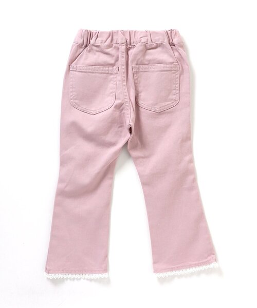 apres les cours（アプレレクール）の「【WEB限定】裾レースフレアパンツ（その他パンツ・キッズ・ピンク/アイボリー/インディゴブルー・110/120/100/90/130/140/80）」の21枚目の写真