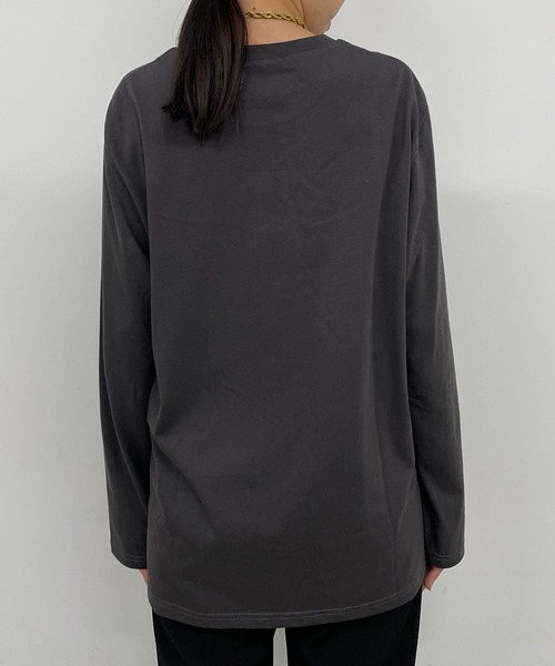 LOUNGEDRESS（ラウンジドレス）の「1928ロンT（Tシャツ/カットソー・レディース・チャコールグレー・FREE）」の12枚目の写真