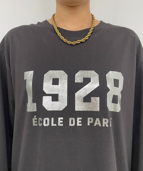 LOUNGEDRESS（ラウンジドレス）の「1928ロンT（Tシャツ/カットソー・レディース・チャコールグレー・FREE）」の13枚目の写真