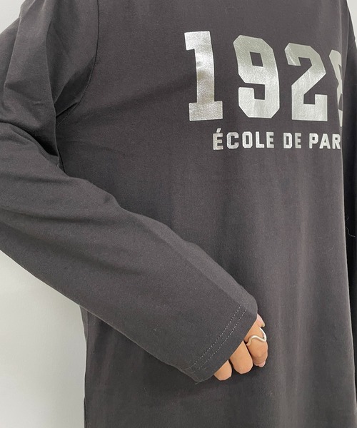 LOUNGEDRESS（ラウンジドレス）の「1928ロンT（Tシャツ/カットソー・レディース・チャコールグレー・FREE）」の15枚目の写真