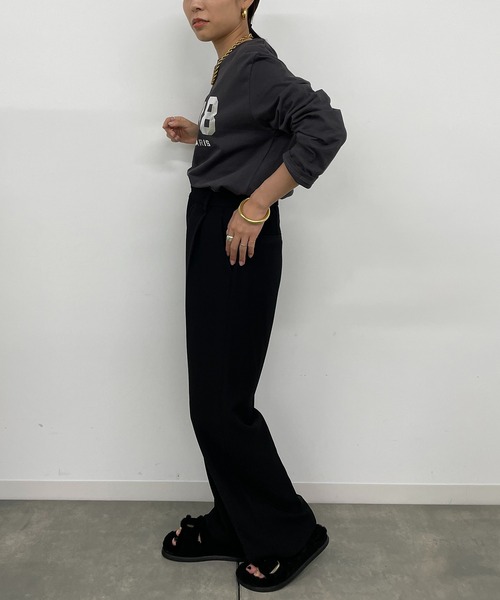 LOUNGEDRESS（ラウンジドレス）の「1928ロンT（Tシャツ/カットソー・レディース・チャコールグレー・FREE）」の7枚目の写真