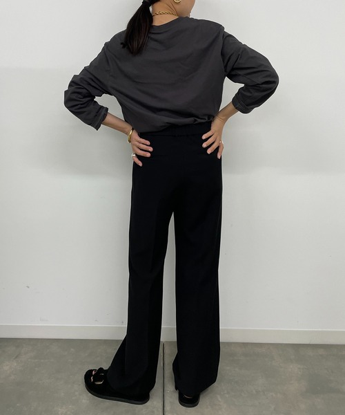 LOUNGEDRESS（ラウンジドレス）の「1928ロンT（Tシャツ/カットソー・レディース・チャコールグレー・FREE）」の8枚目の写真