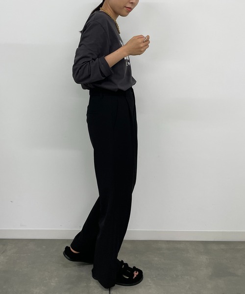 LOUNGEDRESS（ラウンジドレス）の「1928ロンT（Tシャツ/カットソー・レディース・チャコールグレー・FREE）」の9枚目の写真