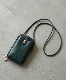 Pisoraro 捻り金具 エコバッグ付き スマホポシェット