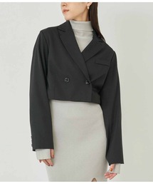 ANAP | ダブルボタンクロップドジャケット【セットアップ対応】(テーラードジャケット)