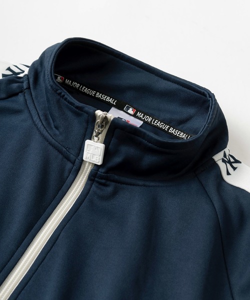 MLB（メジャーリーグベースボール）の「【MAJOR LEAGUE BASEBALL/メジャーリーグベースボール】ホワイトソックス＆ヤンキース＆アスレチックス＆パドレス ワンポイントロゴ刺繍 サイドラインデザイン トラックジャケット/ジャージ/ビッグシルエット（ジャージ・メンズ・ダークブラウン/ブラック/グリーン/ネイビー・XL/M/L）」の7枚目の写真