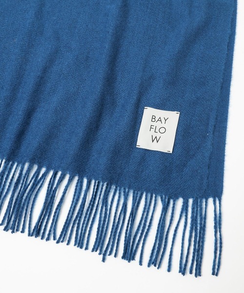 BAYFLOW（ベイフロー）の「コウミツドカラーストール（ストール/ショール・レディース・ホワイト/イエロー/ブルー/グレー系/ピンク/オレンジ/オフホワイト/ライトベージュ・FREE）」の20枚目の写真