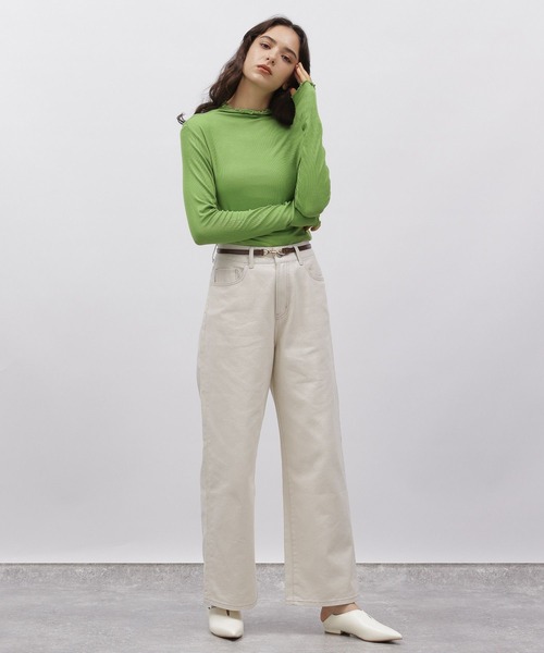 LAKOLE（ラコレ）の「メロウタートルインナー / 961223（Tシャツ/カットソー・レディース・スカイブルー/ブラック/グリーン/サンドグレー/ナチュラル・SMALL/MEDIUM）」の12枚目の写真