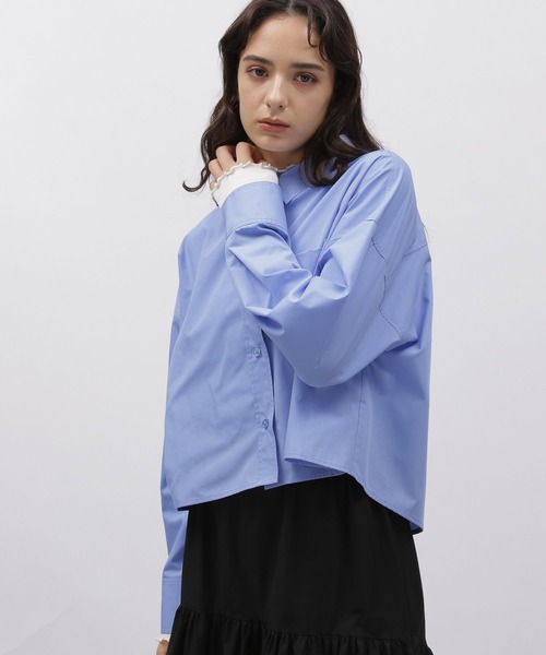 LAKOLE（ラコレ）の「メロウタートルインナー / 961223（Tシャツ/カットソー・レディース・スカイブルー/ブラック/グリーン/サンドグレー/ナチュラル・SMALL/MEDIUM）」の10枚目の写真