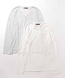 ★Bl★アンサンブルVネック長袖Tシャツ