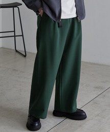 【ZOZO限定】2WAYストレッチタックワイドストレートスラックスパンツ