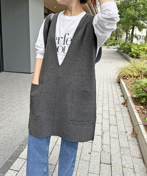 Spick & Span（スピックアンドスパン）の「PerfectenoughロゴロンT（Tシャツ/カットソー・レディース・ホワイト・FREE）」の8枚目の写真