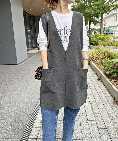 Spick & Span（スピックアンドスパン）の「PerfectenoughロゴロンT（Tシャツ/カットソー・レディース・ホワイト・FREE）」の10枚目の写真