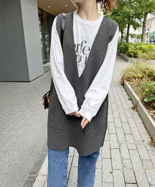 Spick & Span（スピックアンドスパン）の「PerfectenoughロゴロンT（Tシャツ/カットソー・レディース・ホワイト・FREE）」の13枚目の写真