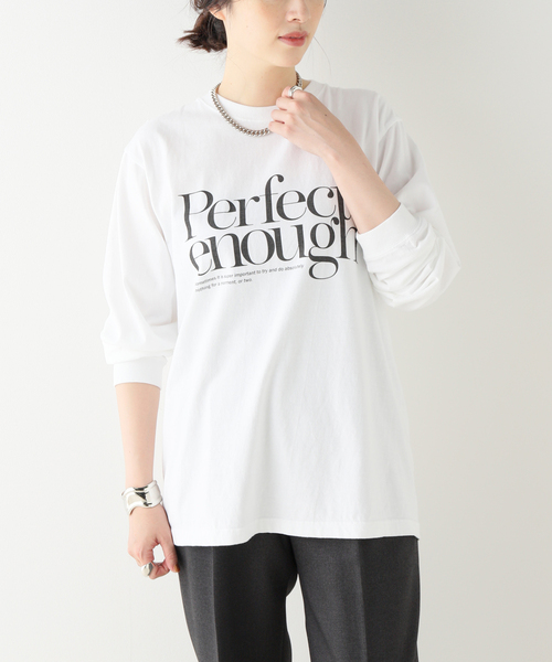 Spick & Span（スピックアンドスパン）の「PerfectenoughロゴロンT（Tシャツ/カットソー・レディース・ホワイト・FREE）」の15枚目の写真