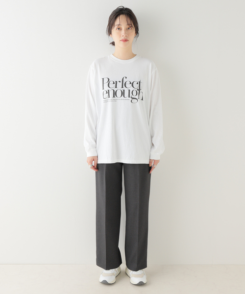Spick & Span（スピックアンドスパン）の「PerfectenoughロゴロンT（Tシャツ/カットソー・レディース・ホワイト・FREE）」の17枚目の写真