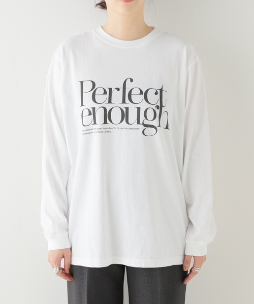 Spick & Span（スピックアンドスパン）の「PerfectenoughロゴロンT（Tシャツ/カットソー・レディース・ホワイト・FREE）」の18枚目の写真