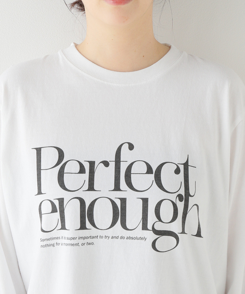 Spick & Span（スピックアンドスパン）の「PerfectenoughロゴロンT（Tシャツ/カットソー・レディース・ホワイト・FREE）」の21枚目の写真