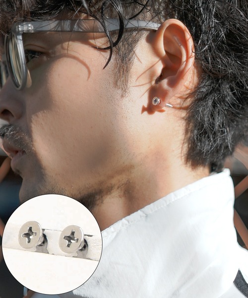 improves（インプローブス）の「両耳 バリエーション ピアス（ピアス（両耳用）・メンズ・E/F/D/L/J/I/K/H/G/C/A/B・FREE）」の9枚目の写真