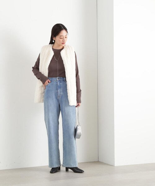 N.（N. Natural Beauty Basic）（エヌエヌナチュラルビューティーベーシック）の「ロングラリエットネックレス（ネックレス・レディース・シルバー/ゴールド・FREE）」の4枚目の写真