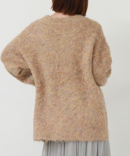 archives（アルシーヴ）の「シャギーミドルルーズニット（ニット/セーター・レディース・アイボリー/オレンジ/グレー/グリーン系その他・MEDIUM）」の14枚目の写真