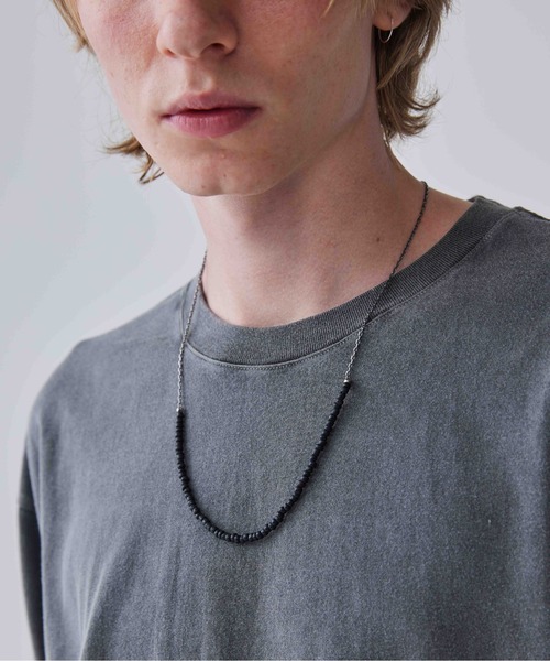 Iroquois（イロコイ）の「AMERICAN BEADS NECKLACE（ネックレス・メンズ・レッド/ブラック/グリーン/ブルー/イエロー・FREE）」の2枚目の写真