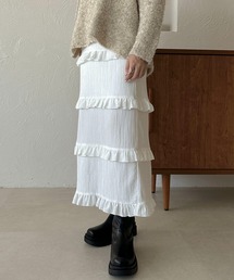 apres jour clair | 【apres jour clair】フリルデザインスカート【ZOZOTOWN限定アイテム】(スカート)