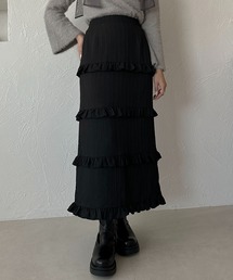 【apres jour clair】フリルデザインスカート【ZOZOTOWN限定アイテム】