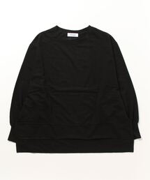 2-9E29 サイドスリット入り コットン チュニック 【Maison select -メゾンセレクト- 】