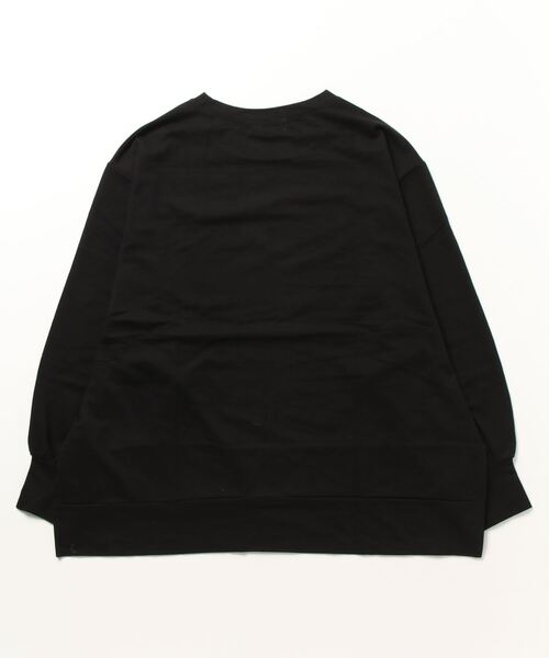 CALIFORNIA OUTFITTERS(カリフォルニア アウトフィッターズ)の「2-9E29 サイドスリット入り コットン チュニック 【Maison select -メゾンセレクト- 】(Tシャツ/カットソー・レディース・ベージュ/ブラック・FREE)」の3枚目の写真