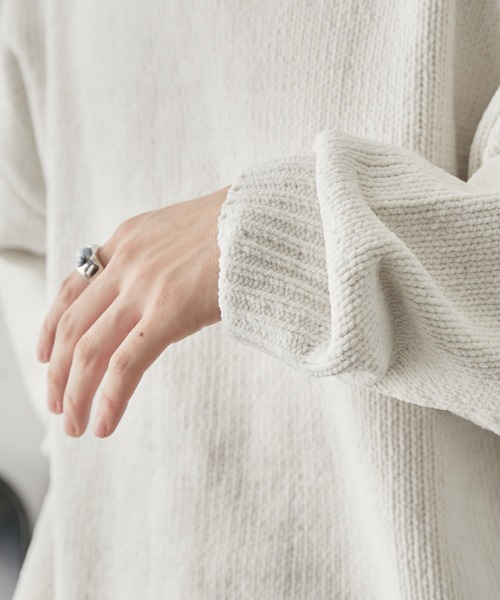  j.n.r.d（ジェー・エヌ・アール・ディー）の「j.n.r.d/モールモックネックプルオーバー（ニット/セーター・メンズ・ホワイト/チャコールグレー/ダークブラウン・L/LL/M）」の22枚目の写真