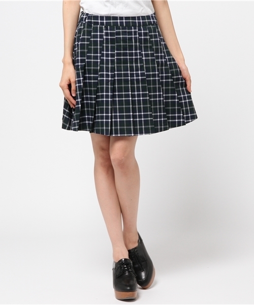 WEGO(ウィゴー)の「WEGO/チェックプリーツスカート(スカート・レディース・グリーン系その他/ブルー系その他/レッド系その他/ホワイト系その他・FREE)」の8枚目の写真
