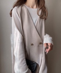 FILLOU（FILLOU）の「ダブルボタンオールインワン（つなぎ/オールインワン・レディース）」