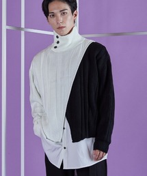 NO ID. | mn2894- ﾄﾞｯｷﾝｸﾞﾆｯﾄﾀｰﾄﾙﾈｯｸPO ニット(ニット/セーター)