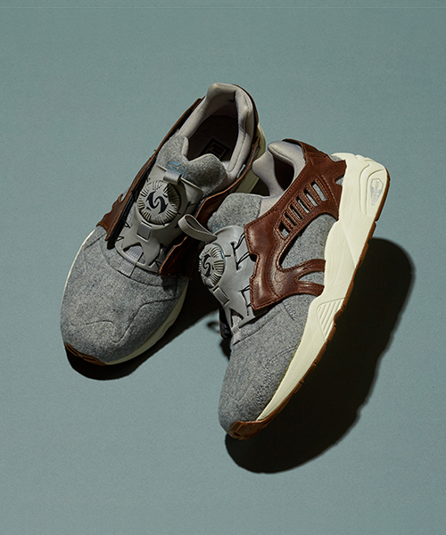 PUMA（プーマ）の「DISC BLAZE FELT (UNISEX)（スニーカー・メンズ・ブラック/グレー/ブラウン・24.0cm/27.0cm/29.0cm/23.5cm/26.5cm/22.5cm/25.5cm/23.0cm/25.0cm/26.0cm/27.5cm/31cm/30.0cm/28.0cm/28.5cm/24.5cm）」の2枚目の写真