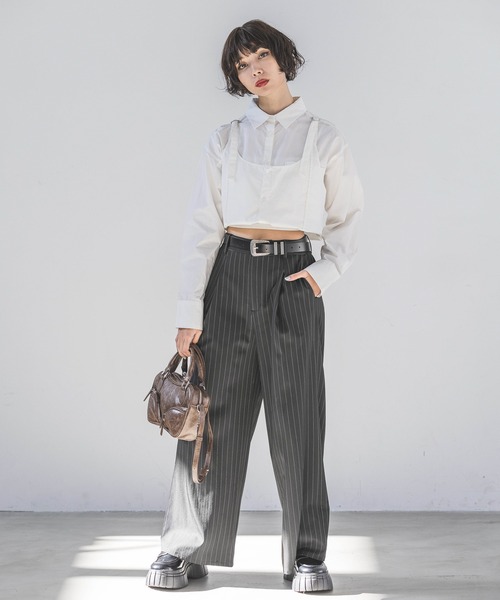 PAGEBOY(ページボーイ)の「ヴィンテージボストンバッグ(ボストンバッグ・レディース・ブラウン/ベージュ/ブラック・FREE)」の9枚目の写真