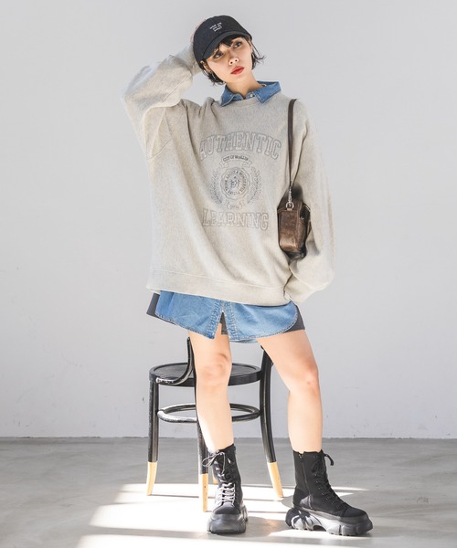 PAGEBOY(ページボーイ)の「ヴィンテージボストンバッグ(ボストンバッグ・レディース・ブラウン/ベージュ/ブラック・FREE)」の8枚目の写真