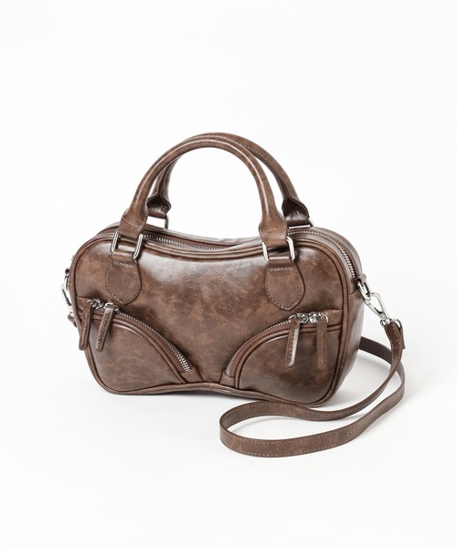 PAGEBOY(ページボーイ)の「ヴィンテージボストンバッグ(ボストンバッグ・レディース・ブラウン/ベージュ/ブラック・FREE)」の17枚目の写真