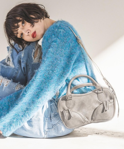 PAGEBOY(ページボーイ)の「ヴィンテージボストンバッグ(ボストンバッグ・レディース・ブラウン/ベージュ/ブラック・FREE)」の10枚目の写真