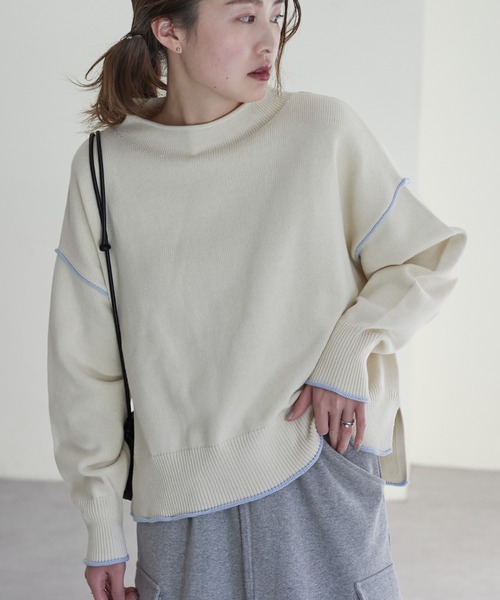 CIAOPANIC TYPY（チャオパニックティピー）の「配色ロールネック