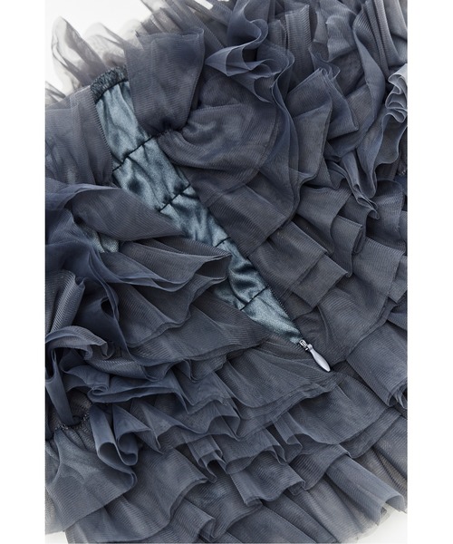 ottilie（オティーリエ）の「ottilie ボリュームフラッフィーバンドゥビスチェ（Tシャツ/カットソー・レディース・ブラック/ベージュ/グリーン・FREE）」の7枚目の写真