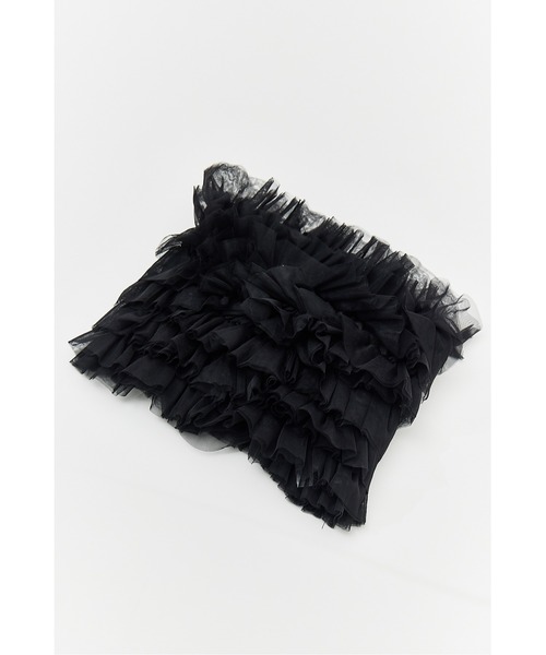 ottilie（オティーリエ）の「ottilie ボリュームフラッフィーバンドゥビスチェ（Tシャツ/カットソー・レディース・ブラック/ベージュ/グリーン・FREE）」の5枚目の写真