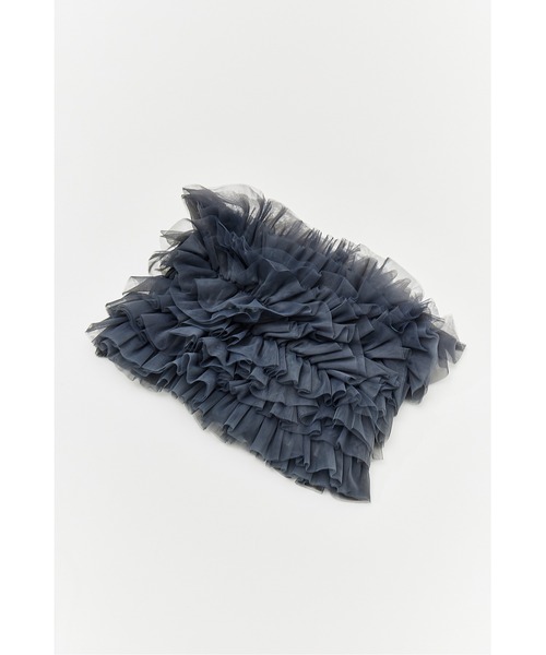 ottilie（オティーリエ）の「ottilie ボリュームフラッフィーバンドゥビスチェ（Tシャツ/カットソー・レディース・ブラック/ベージュ/グリーン・FREE）」の6枚目の写真