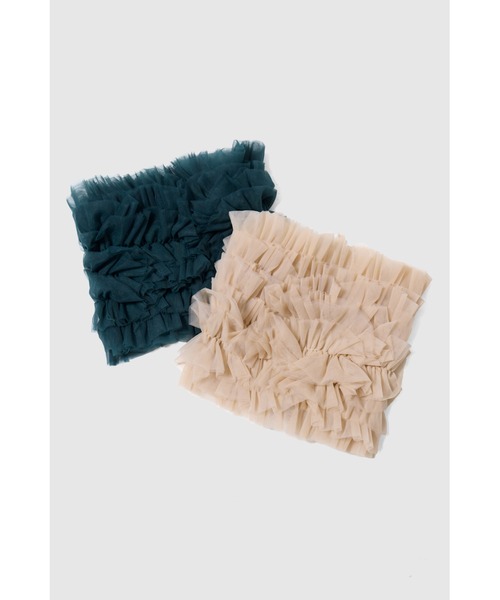 ottilie（オティーリエ）の「ottilie ボリュームフラッフィーバンドゥビスチェ（Tシャツ/カットソー・レディース・ブラック/ベージュ/グリーン・FREE）」の10枚目の写真