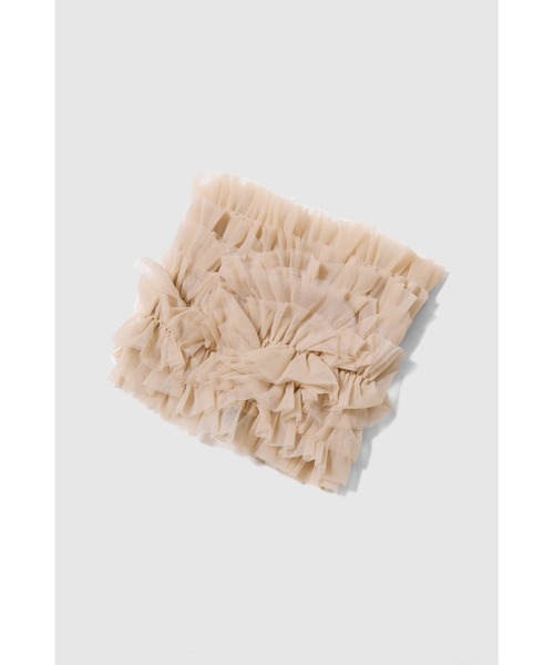 ottilie（オティーリエ）の「ottilie ボリュームフラッフィーバンドゥビスチェ（Tシャツ/カットソー・レディース・ブラック/ベージュ/グリーン・FREE）」の11枚目の写真