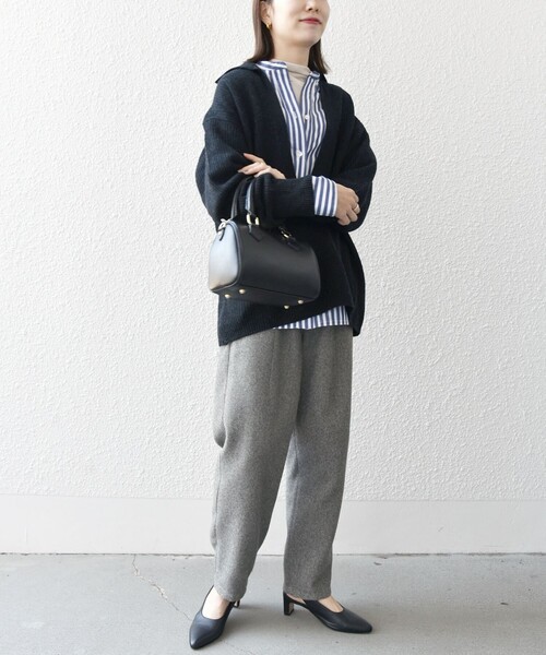 セール】【WEB限定】SHIPS any: AQUA カシミヤ ミックス Vネック