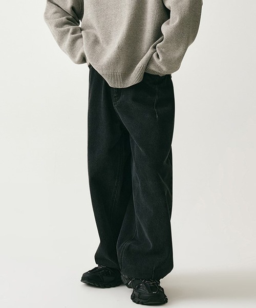 AVANDRESS（アバンドレス ）の「AVANDRESS／ピンタックデニム 2106256（デニムパンツ・レディース・グリーン/ブラック/ライトブルー・X-SMALL/SMALL）」の10枚目の写真