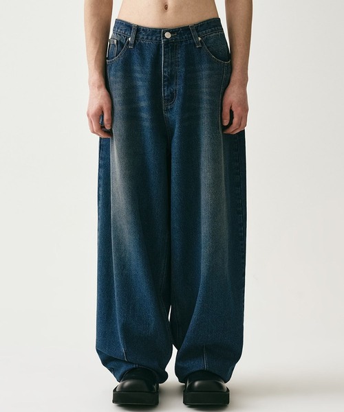 AVANDRESS（アバンドレス ）の「AVANDRESS／ピンタックデニム 2106256（デニムパンツ・レディース・グリーン/ブラック/ライトブルー・X-SMALL/SMALL）」の7枚目の写真